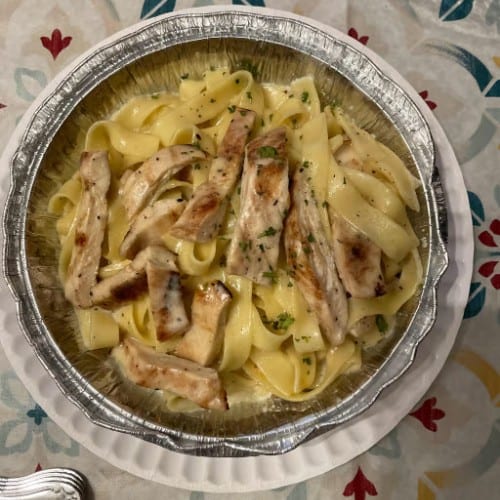 Fettuccini Alfredo.