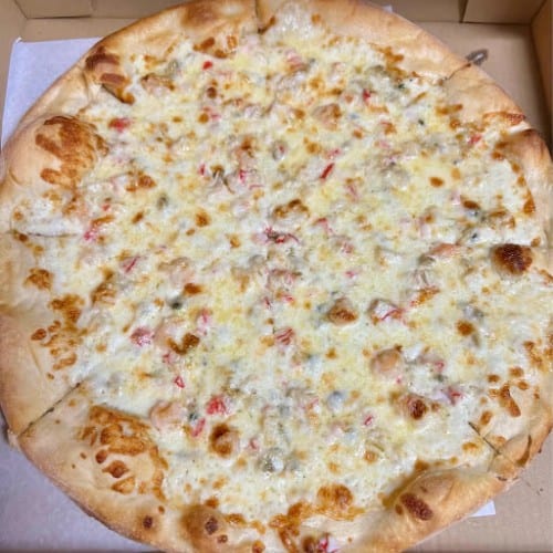 Seafood Pizza.