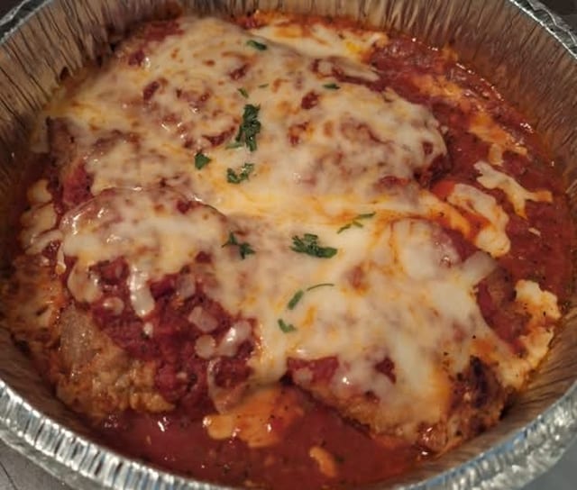 Veal Parmigiana.