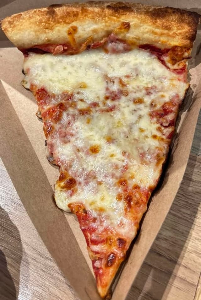 Slice of Cheese Pizza.